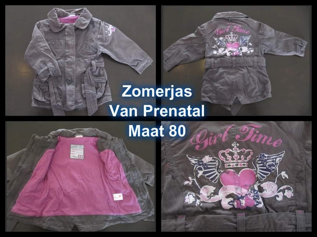 Zomerjas / najaars jas - maat 80 van de prenatal - ZGAN, Meisje, Ophalen of Verzenden, Zo goed als nieuw, Prenatal