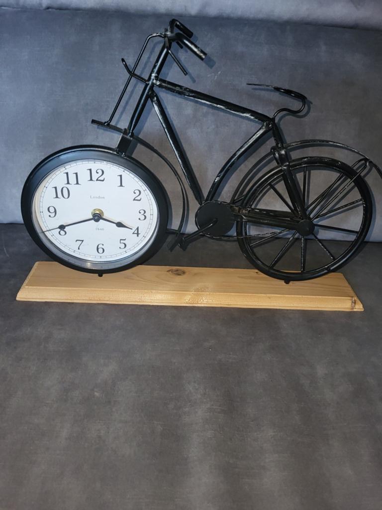 Fiets klok, Ophalen