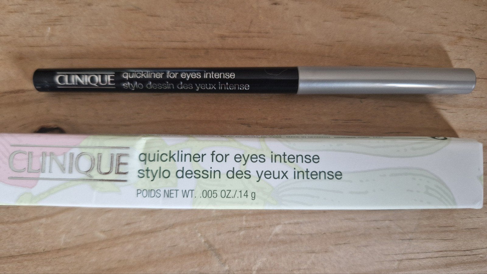 clinique  quickliner for eyes, 01 intense black, Ogen, Zwart, Nieuw, Ophalen of Verzenden