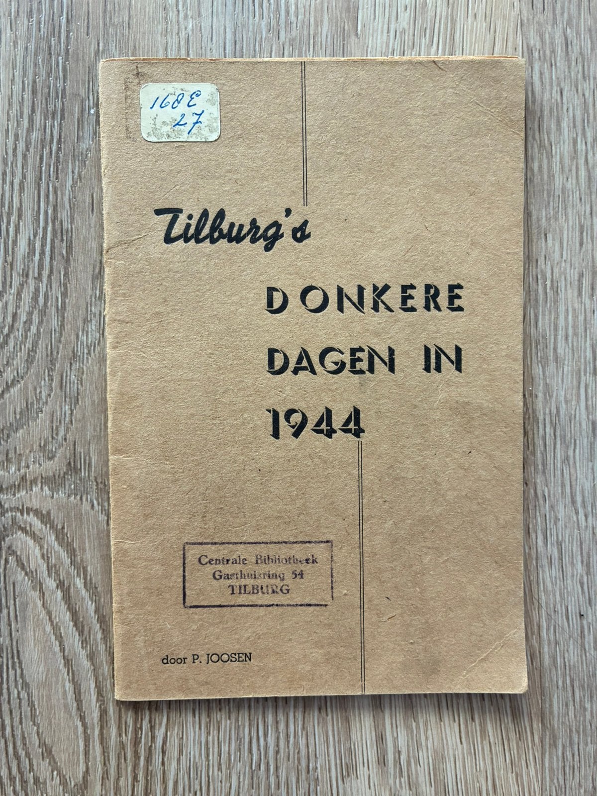 Tilburg’s Donkere Dagen in 1944, Ophalen of Verzenden, Nederland, Boek of Tijdschrift