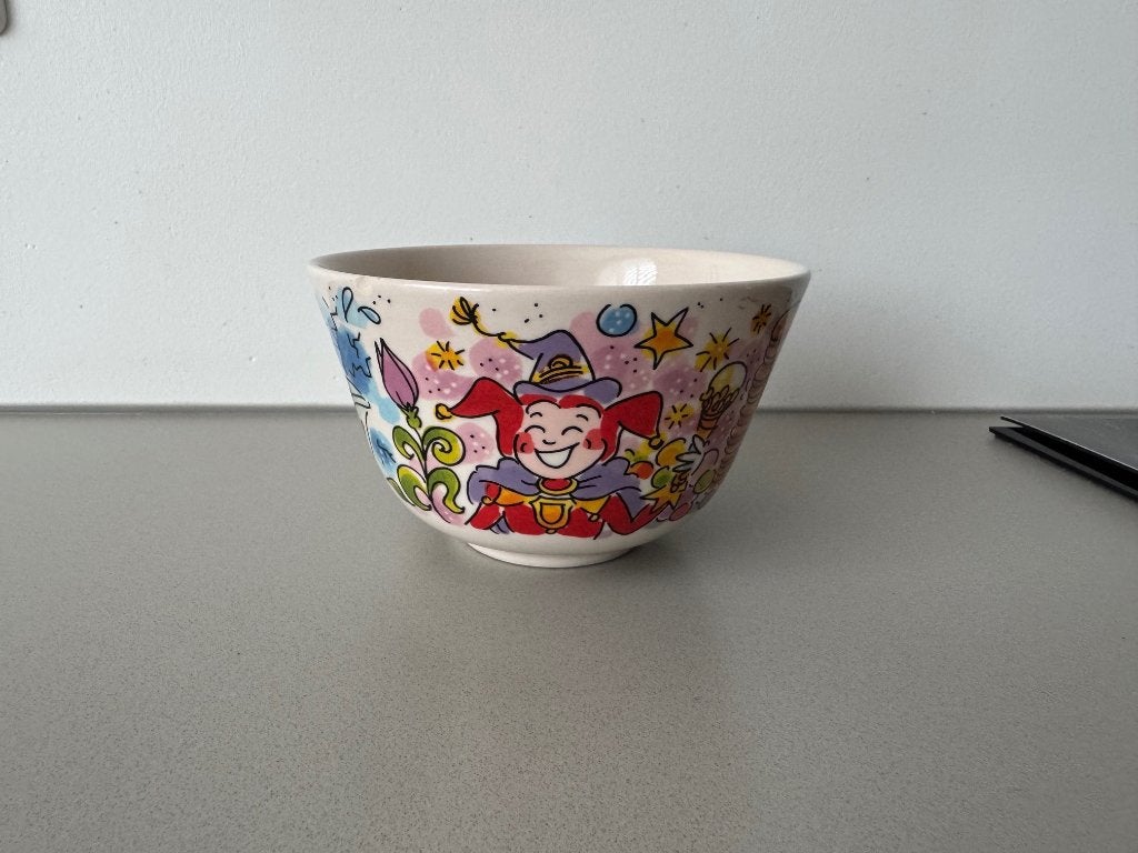 Blond Amsterdam kom, 14cm, Efteling Symbolica, Gebruikt, Ophalen of Verzenden, Kom(men), Modern