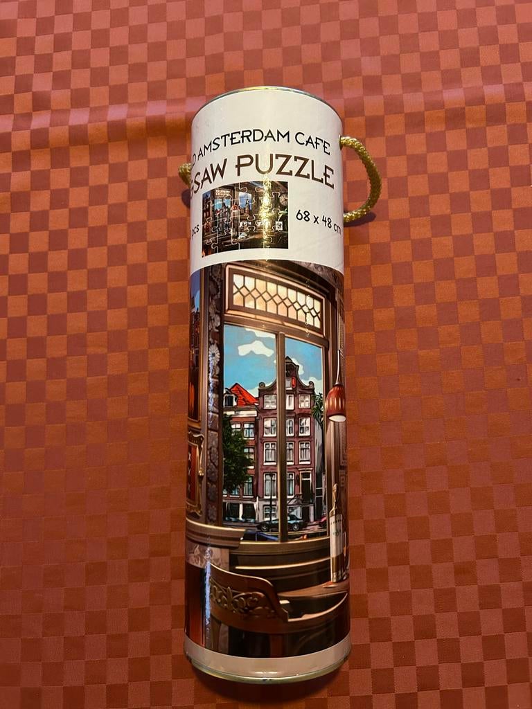 Amsterdam Café Legpuzzel - Nieuw in Koker, Ophalen of Verzenden, 500 t/m 1500 stukjes, Nieuw, Legpuzzel