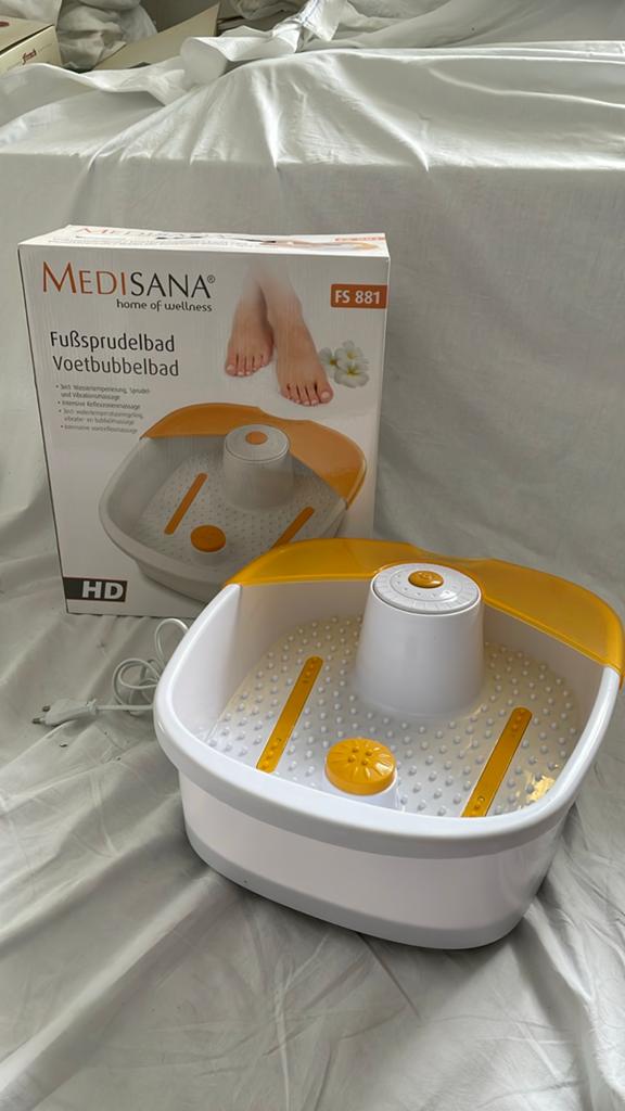 Medisana FS881 Voetbubbelbad - Ontspanning & Verzorging, Ophalen of Verzenden, Nieuw, Hand- en Voetverzorging