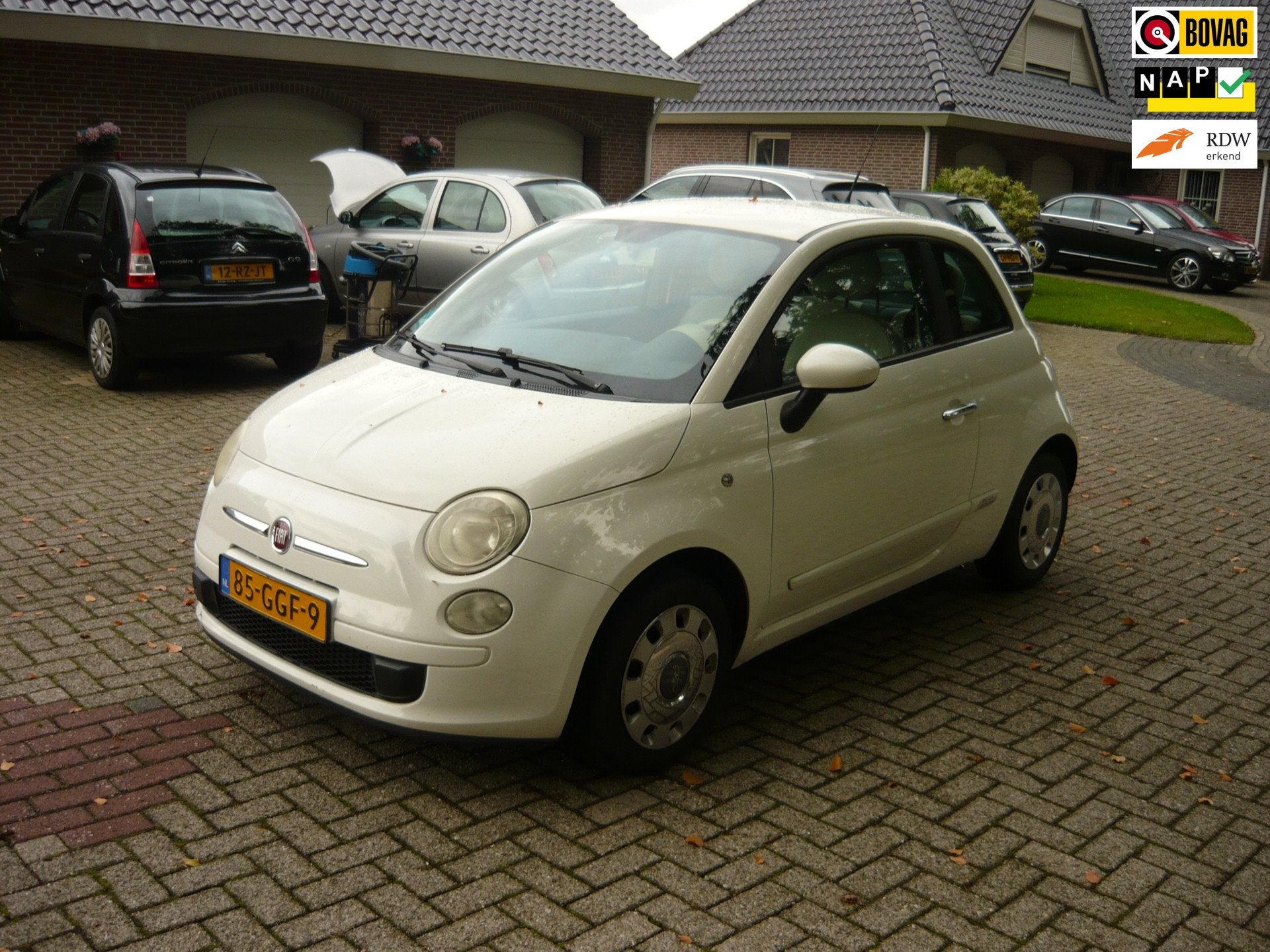 Fiat 500 1.2 Pop, Voorwielaandrijving, Stof, Gebruikt, 4 cilinders