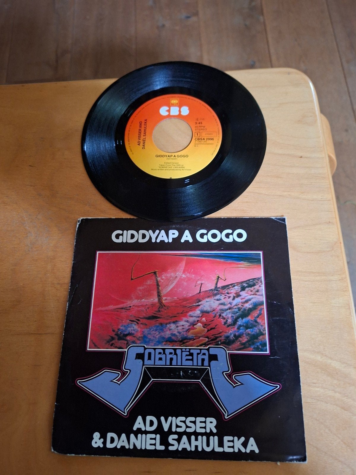 Ad Visser & Daniel Sahuleka -Giddyap A Gogo Single, Cd's en Dvd's, Ophalen of Verzenden
