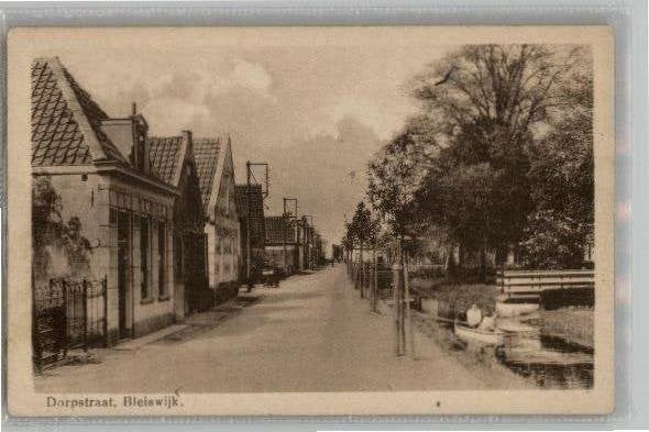 Bleiswijk Dorpstraat uitg Firma Van Rijn, Verzamelen, Ansichtkaarten | Nederland, Verzenden, Voor 1920, Ongelopen, Zuid-Holland