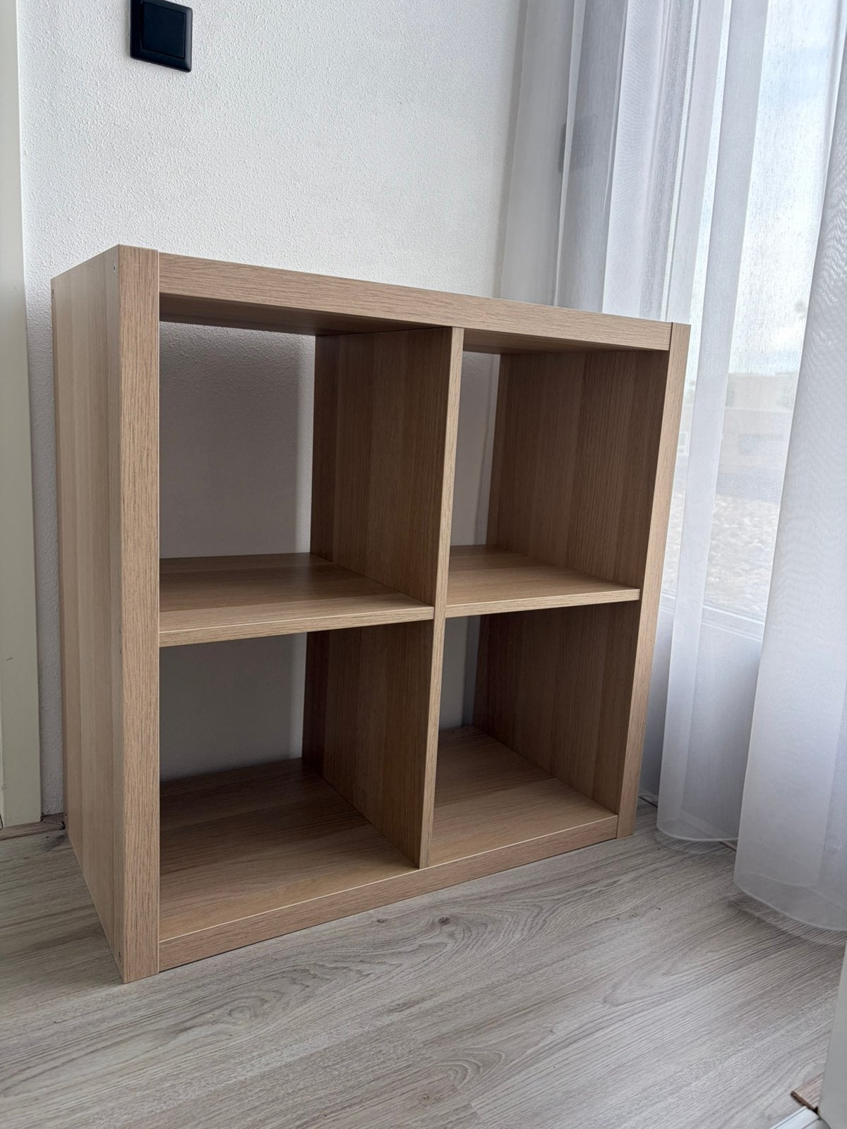 IKEA Kallax 4 vakken 77x77cm, Ophalen, Zo goed als nieuw