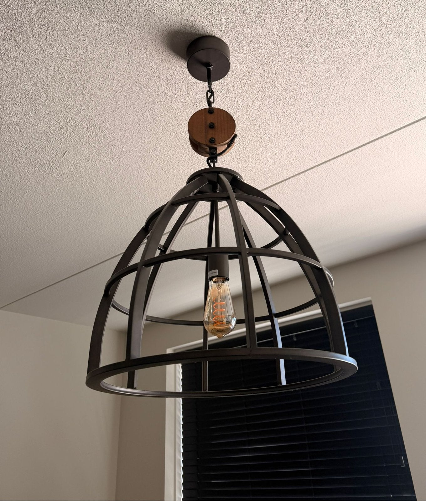 Industriële hanglamp 50,-, Ophalen, Zo goed als nieuw