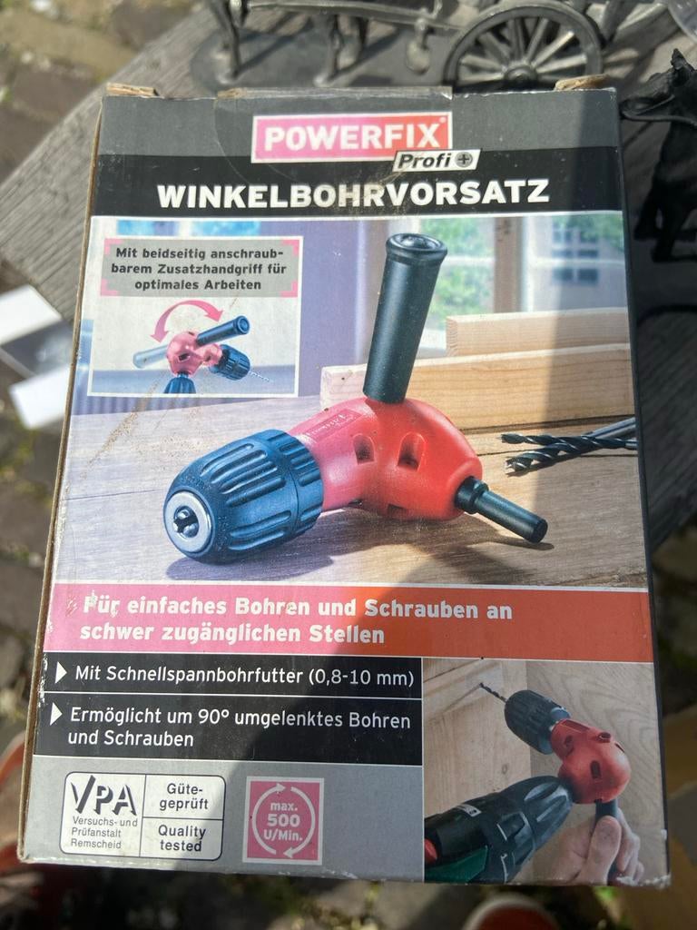 Powerfix Profi Hoekbooropzetstuk - Nieuw in doos, Ophalen of Verzenden, Nieuw, Overige typen