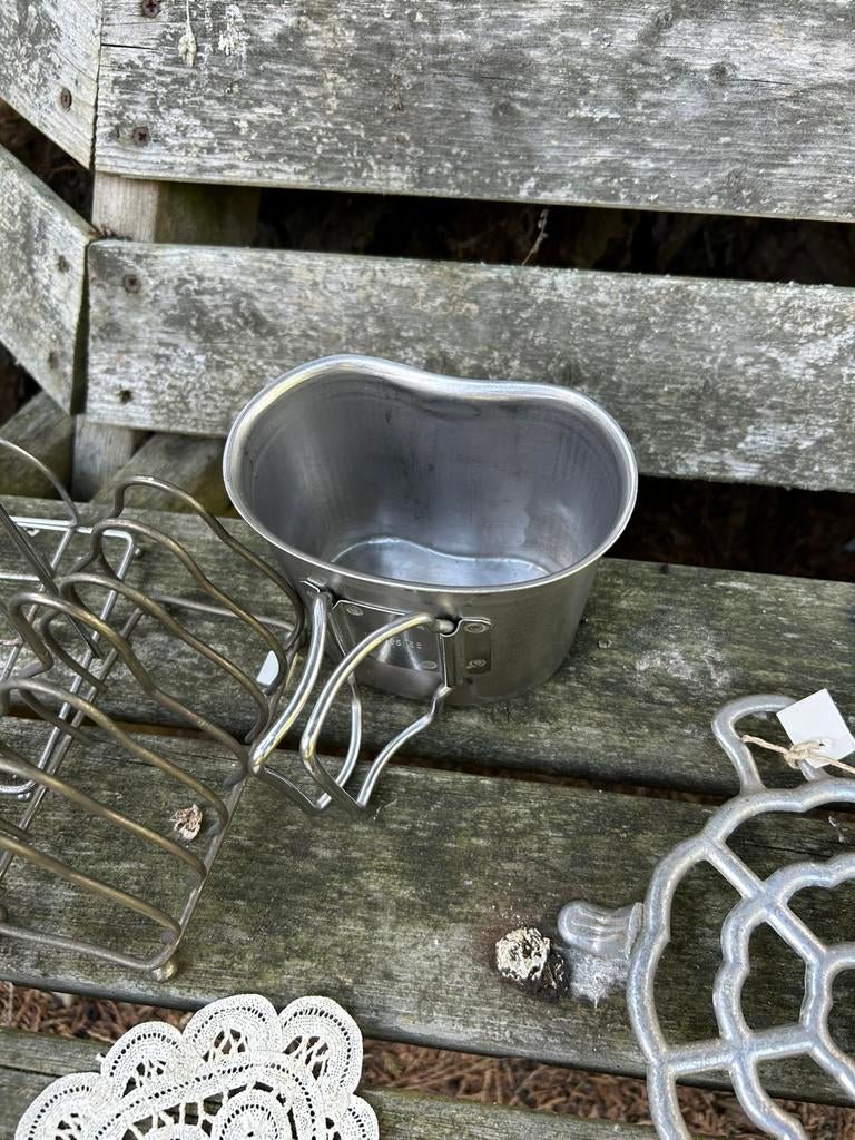 Leger beker aluminium, Ophalen of Verzenden