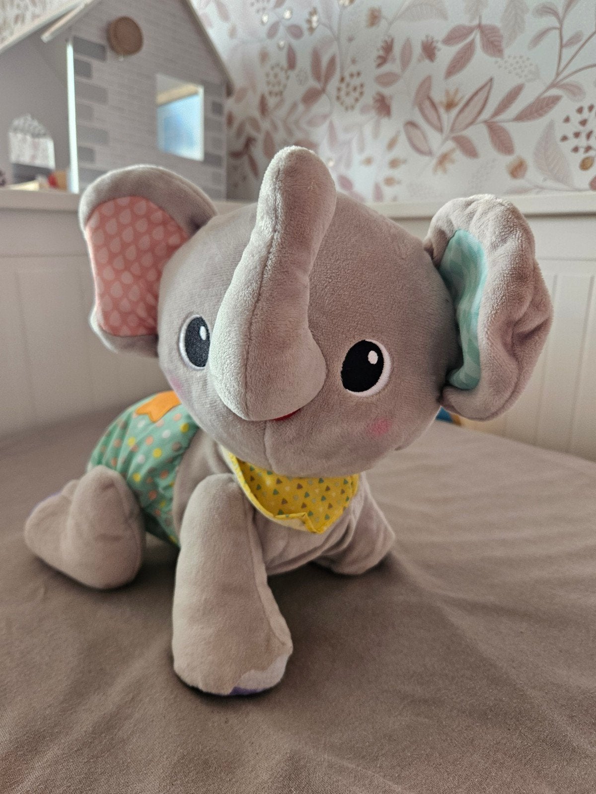 Vtech kruipolifantje, Ophalen of Verzenden, Gebruikt, Overige typen, Met wieltjes