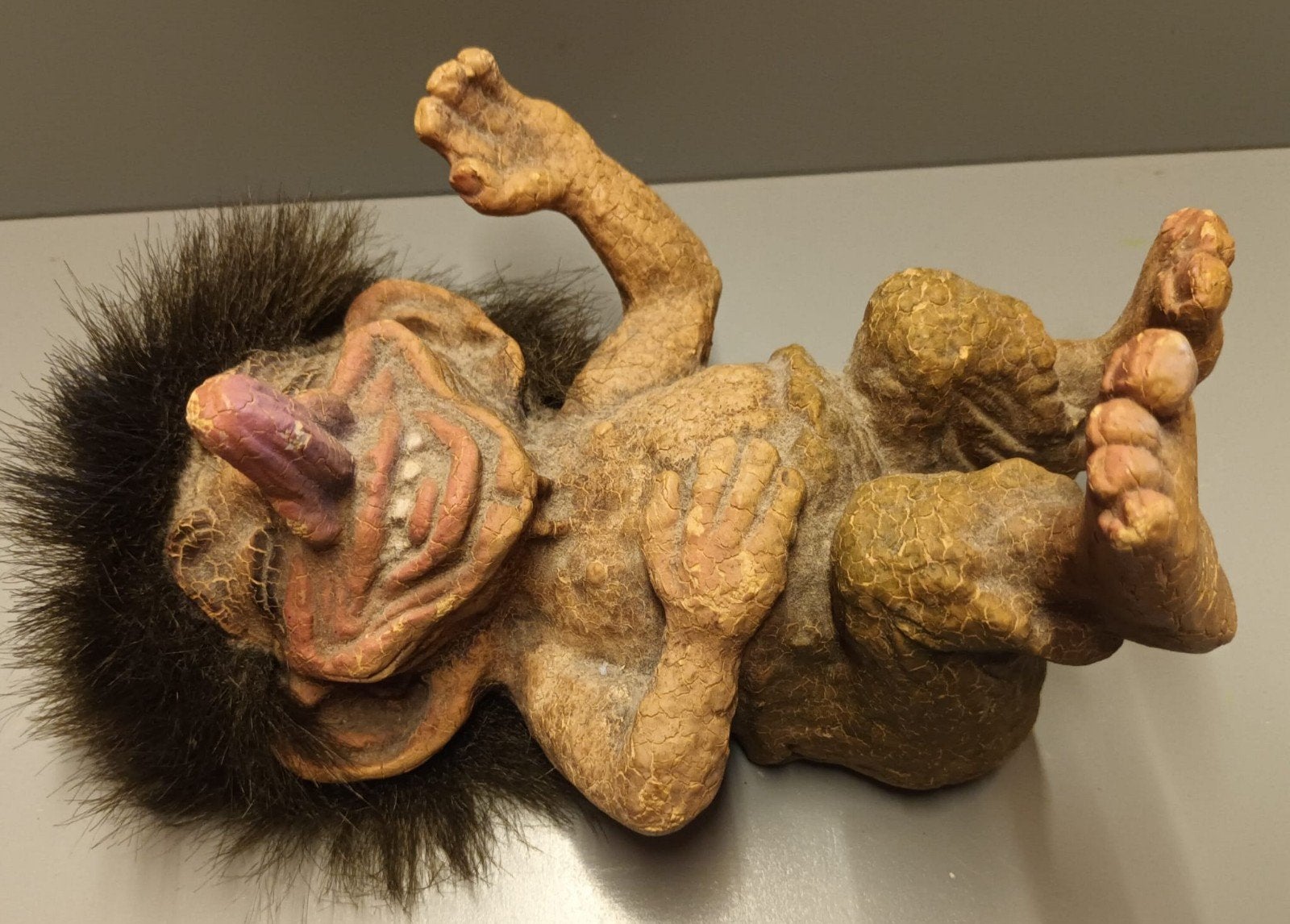Vintage NyForm Noorse Troll Figuur - Handgemaakt, Ophalen of Verzenden