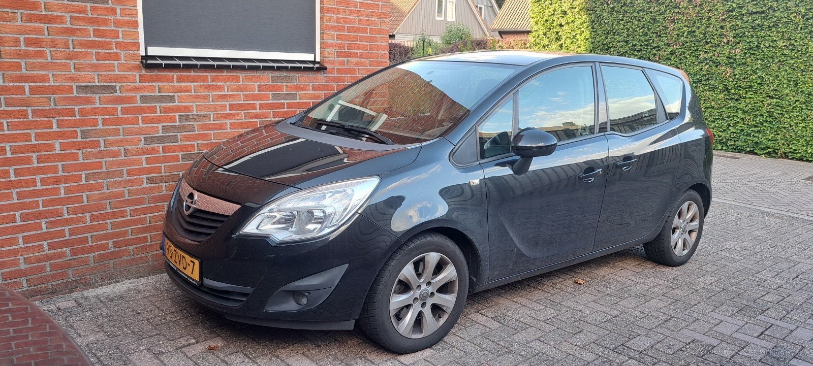 Opel Meriva 1.4 Turbo 88KW 2012 Zwart, Auto's, Voorwielaandrijving, Stof, 680 kg, 4 cilinders