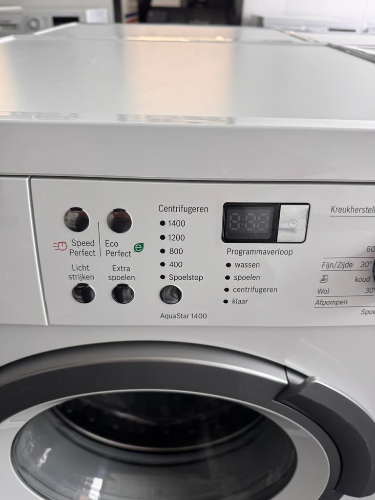 BOSCH 1400 LOGIXX VARIO A+++ 8 KG met 2 jaar garantie, N, N, Refurbished, Ophalen of Verzenden