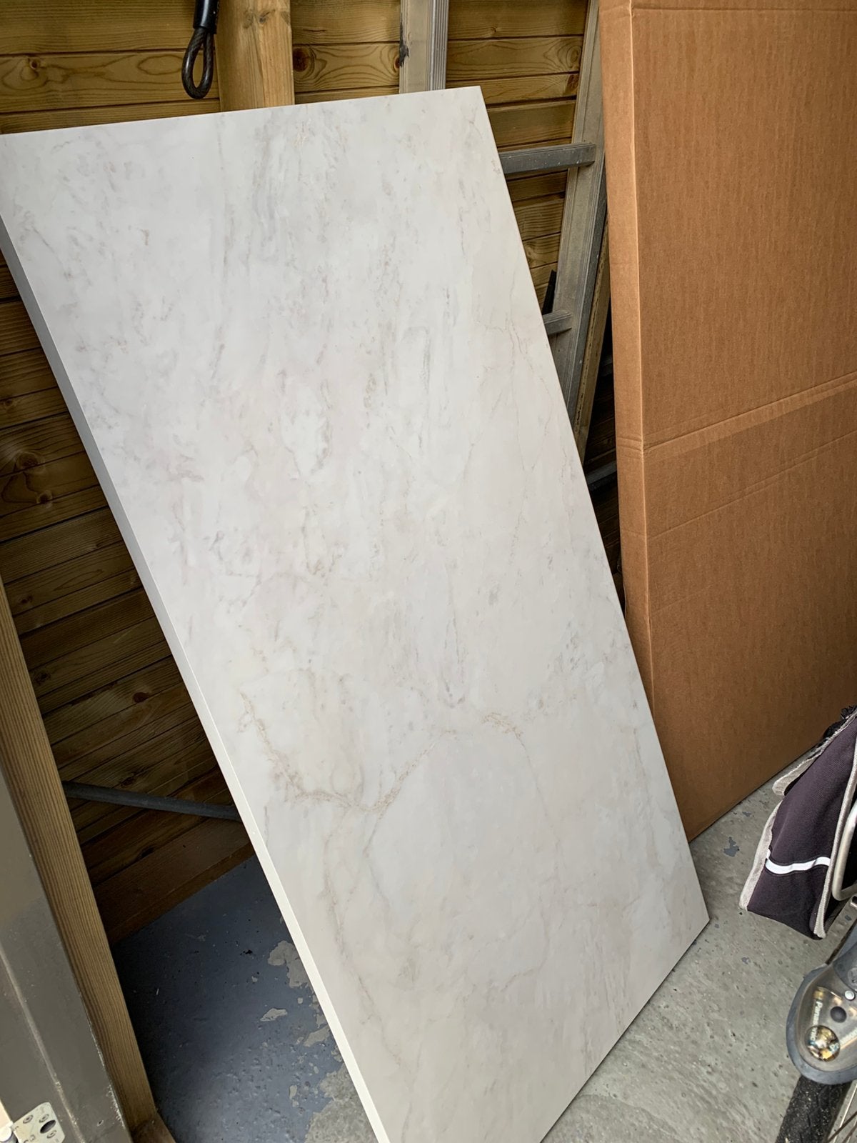 Nieuw IKEA Keuken Werkblad Marmerlook keukenblad 120x63,5, Ophalen, Nieuw, 50 tot 100 cm, 50 tot 75 cm
