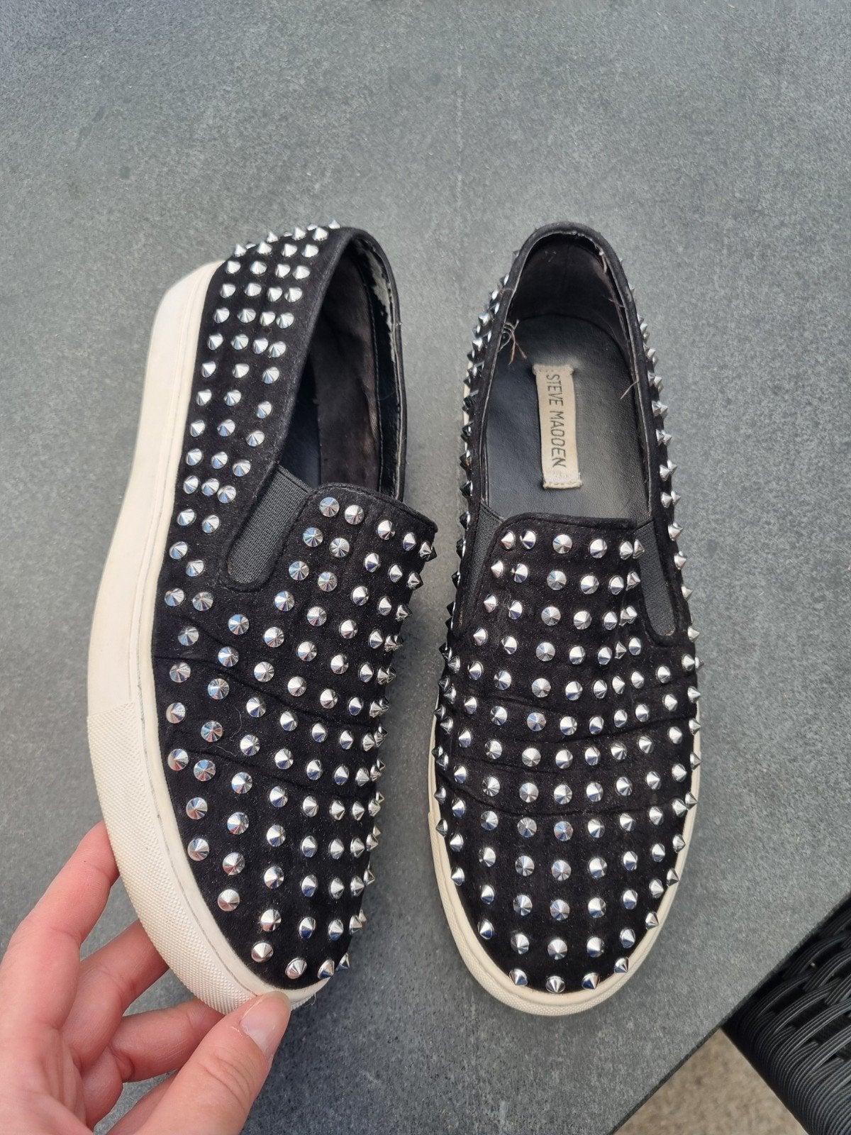 Leuke instappers met studs, Steve Madden, Ophalen, Gedragen, Instappers