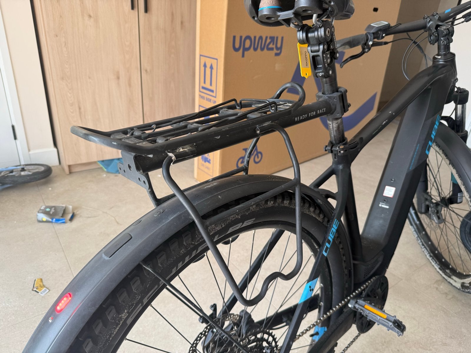Ready For Race fietsdrager cq bagage voor zadelpen, Ophalen, Gebruikt