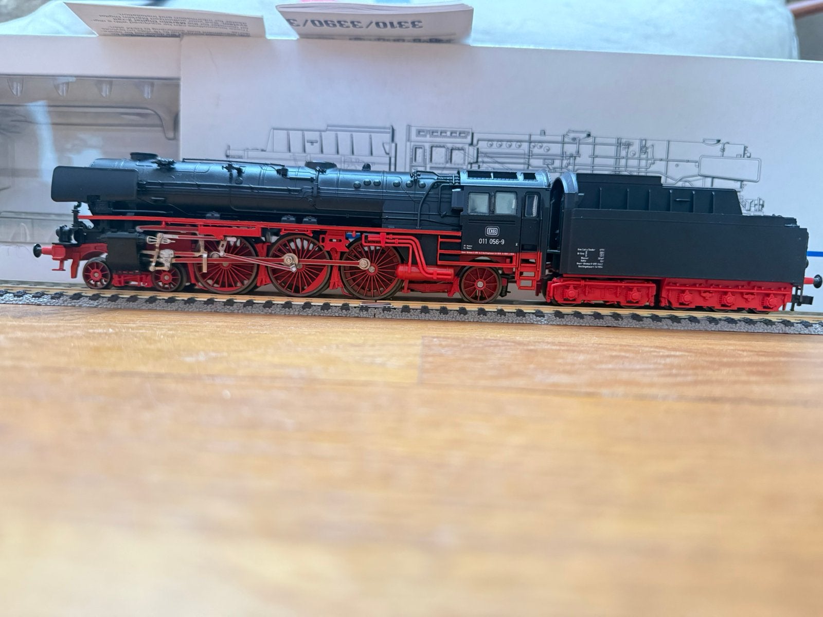 Märklin Hamo (Trix) BR 011 056-9 DB stoom H0=, Ophalen of Verzenden, Zo goed als nieuw, Analoog, Märklin