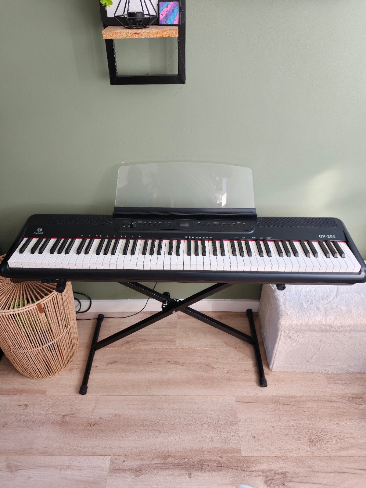 Fazley DP-250-BK | Digitale Piano, Ophalen, Zwart, Digitaal, Zo goed als nieuw