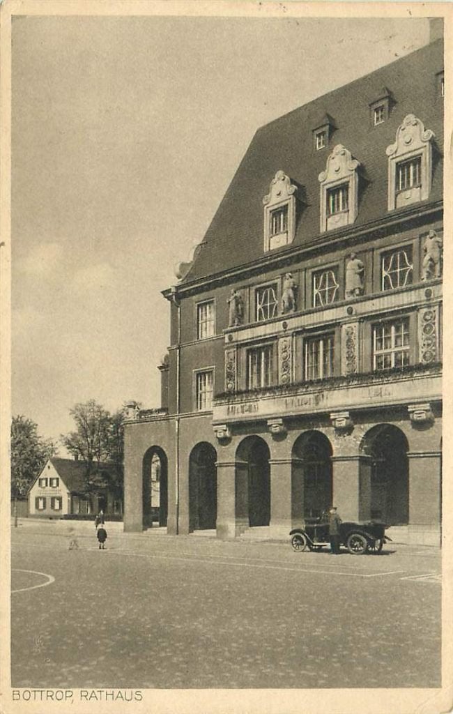 381-119-023 Bottrop Rathaus, Verzenden, Voor 1920, Duitsland