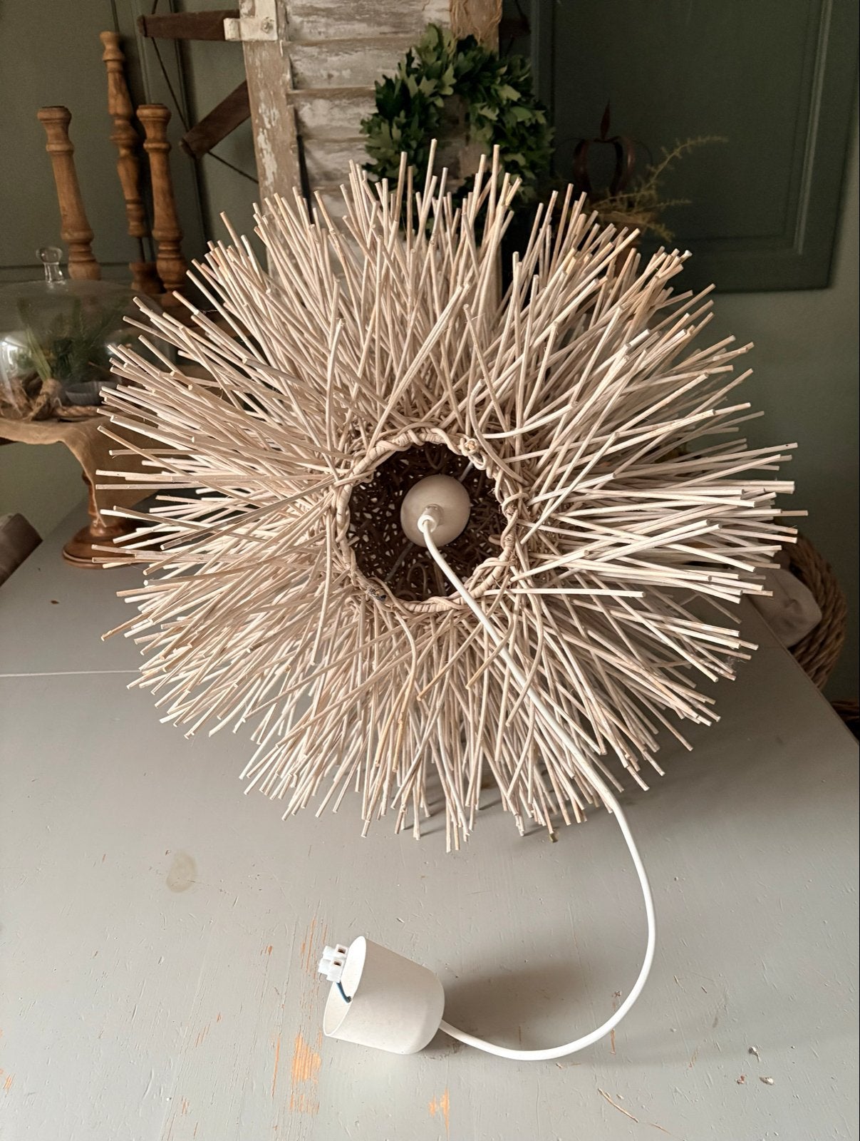 Super mooie Ibiza lamp - Hanglamp van natuurlijke takken, Ophalen of Verzenden, Zo goed als nieuw