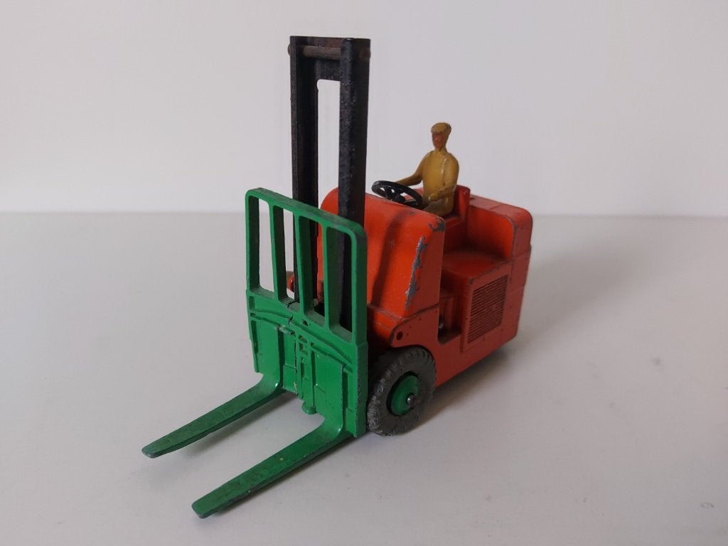 Dinky 14c Coventry Climax vorkheftruck, Ophalen of Verzenden, Gebruikt, Overige typen