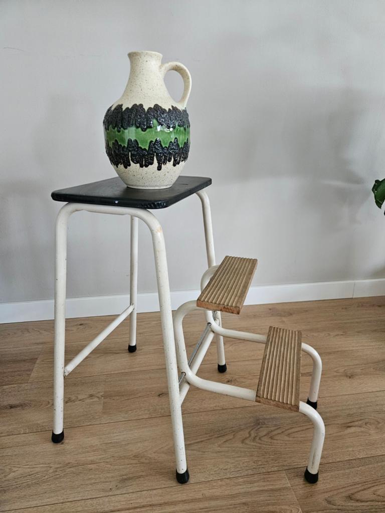 Retro Brabantia keukentrapje / opstapje – vintage – 61 cm, Ophalen
