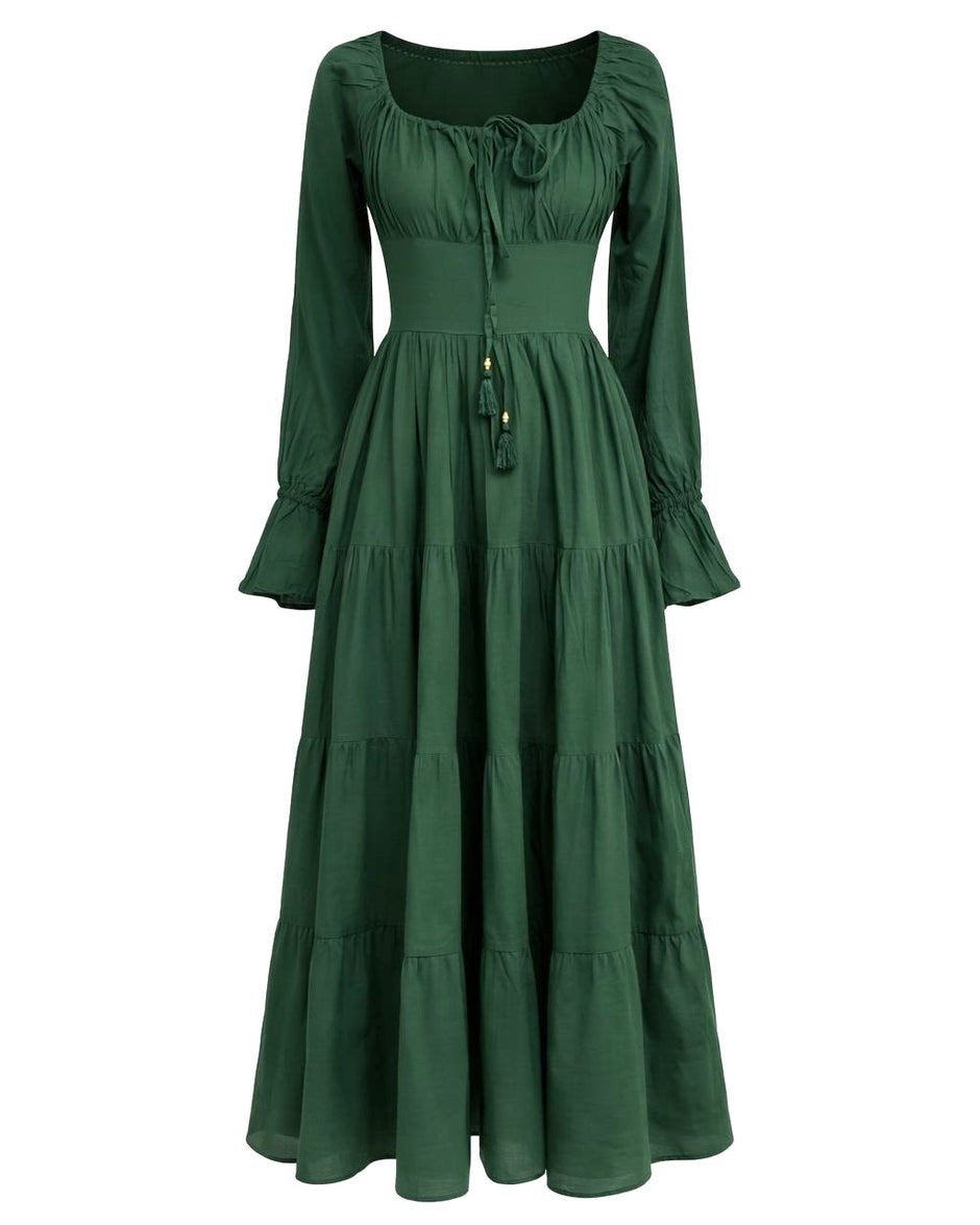 Two Sisters groene jurk, maat XXL (44/46), Kleding | Dames, Jurken, Maat 46/48 (XL) of groter, Ophalen of Verzenden, Zo goed als nieuw
