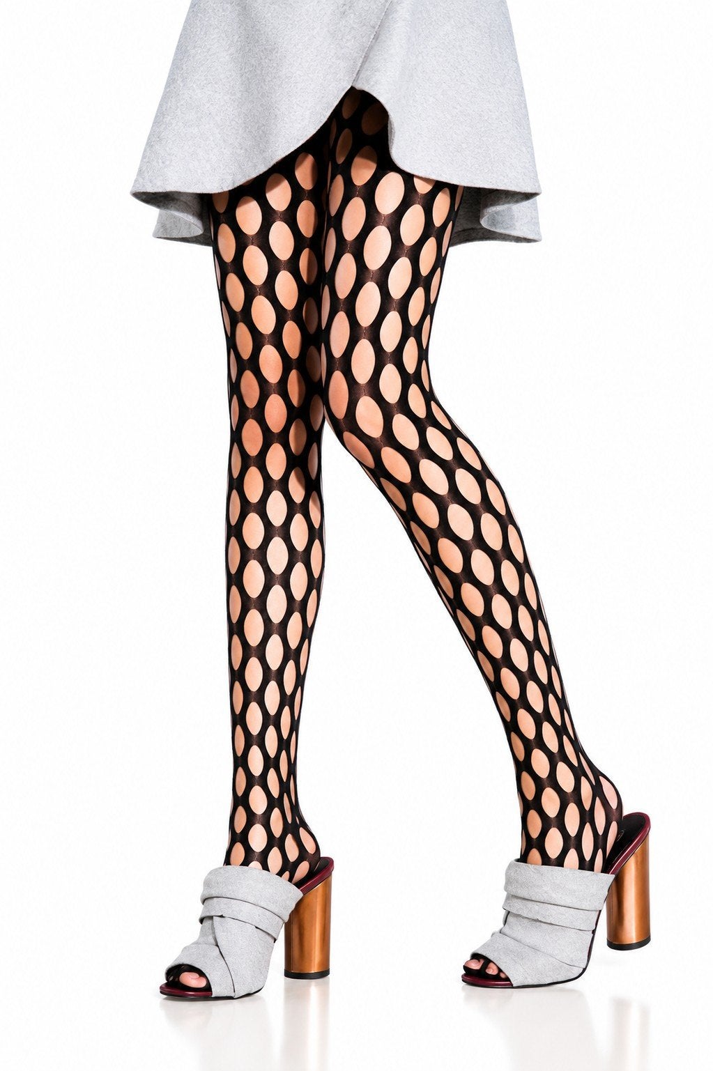 Grove net panty - Nieuw in verpakking - One size, Zwart, Nieuw, Overige maten, Ophalen of Verzenden