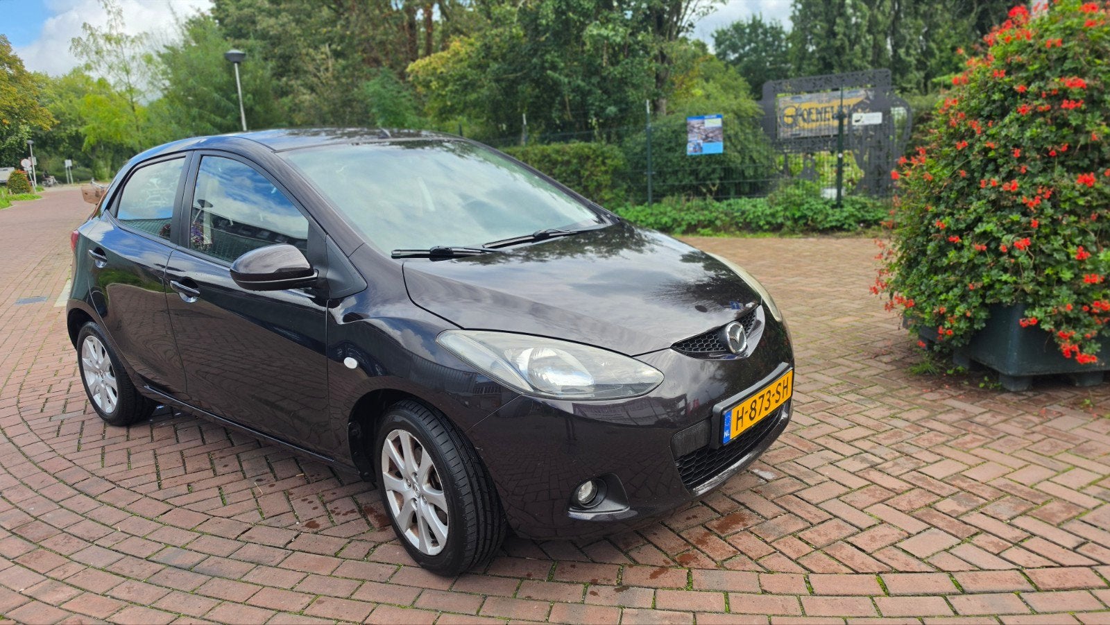 Mazda 2 1.5 76KW 5DRS 2009 Bruin, Auto's, Voorwielaandrijving, 1498 cc, 31 €/maand, 4 cilinders