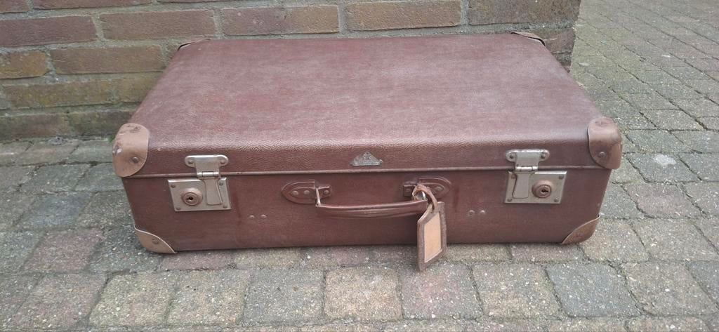 Vintage antieke grote hut koffer kofferfabriek, Ophalen