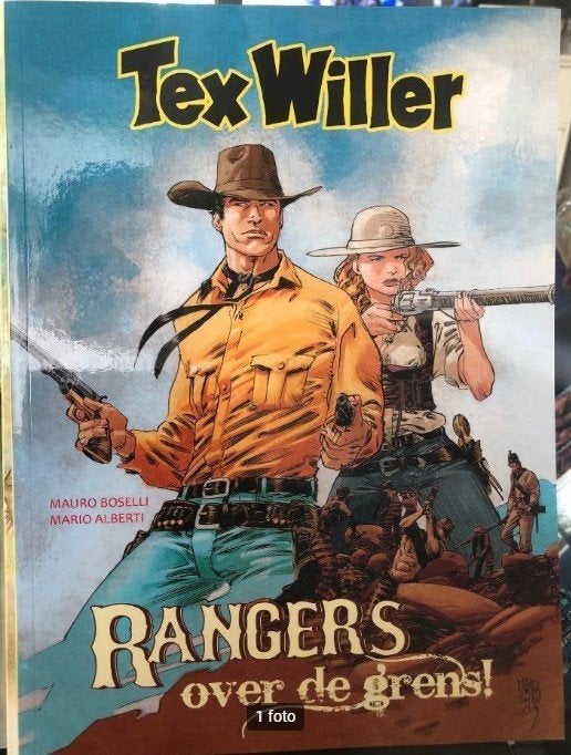 rangers over de grens tex willer k8, Boeken, Eén stripboek, Ophalen of Verzenden, Zo goed als nieuw