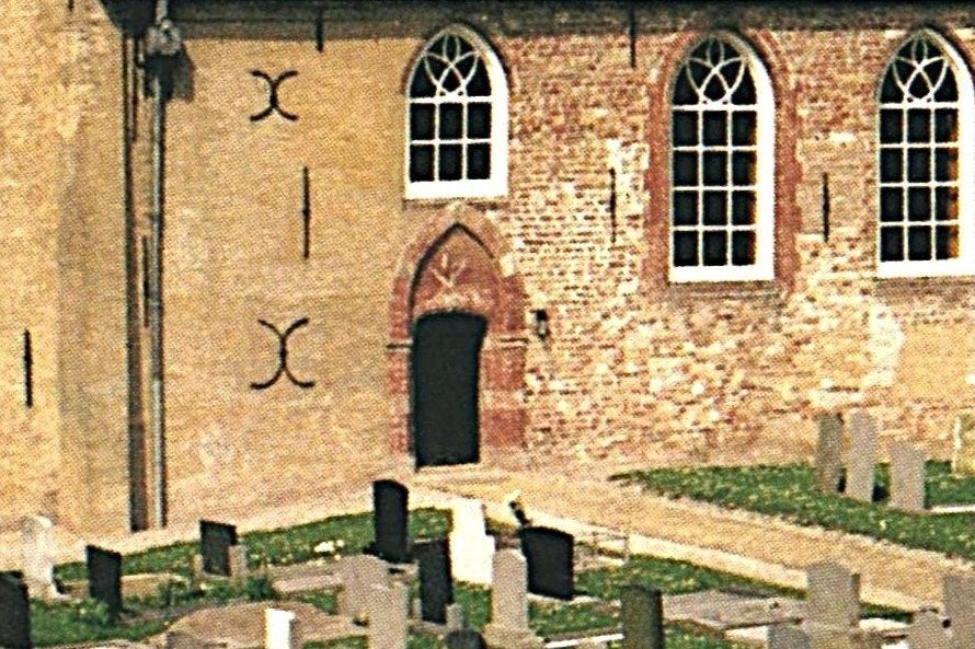 38453	Marssum	Fr Ned Herv kerk	Nette kaart Onbeschreven, Ophalen of Verzenden, 1960 tot 1980, Ongelopen, Friesland
