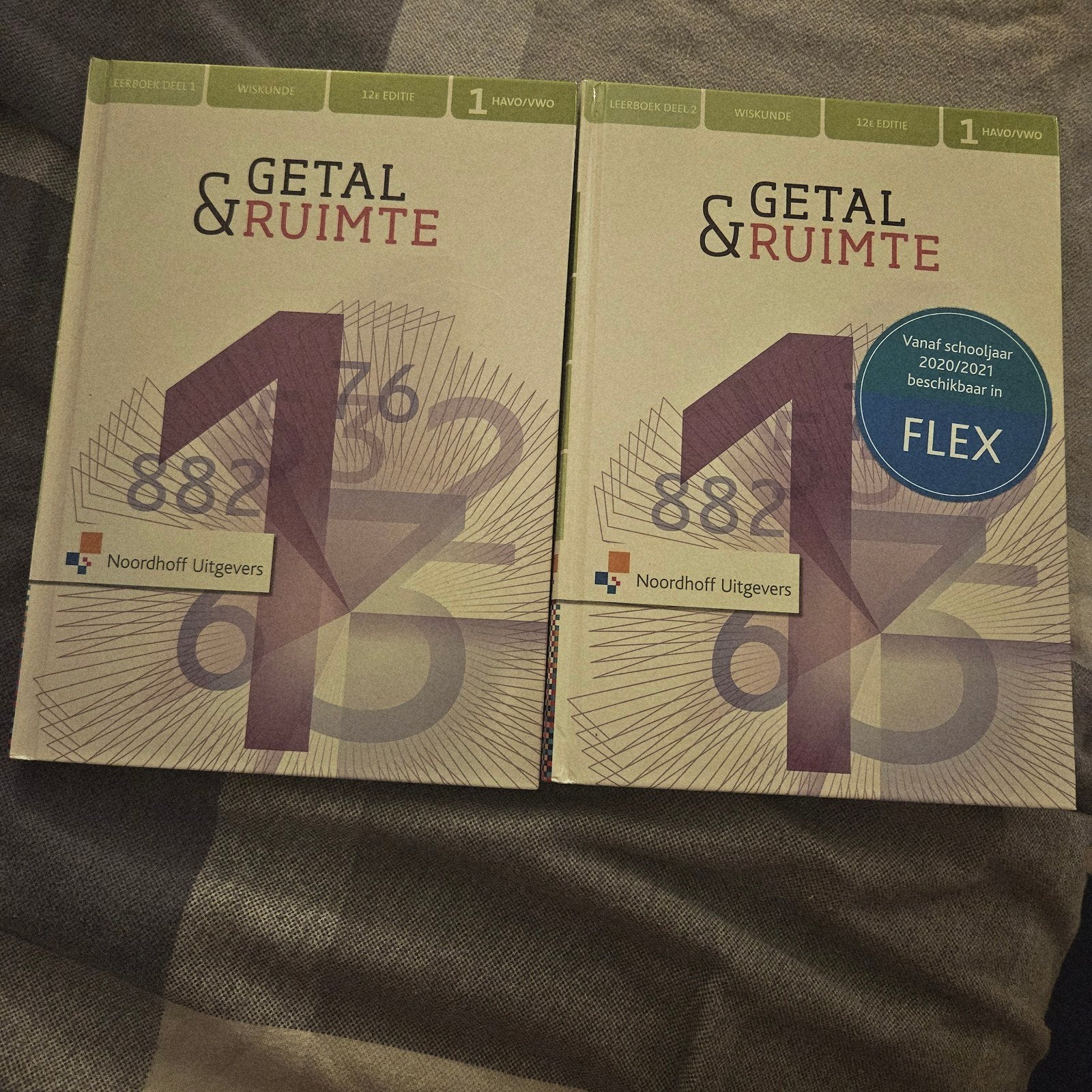 Getal & Ruimte Wiskunde 1 HAVO/VWO 12e editie, Ophalen of Verzenden, Zo goed als nieuw, Noordhoff Uitgevers, Beta