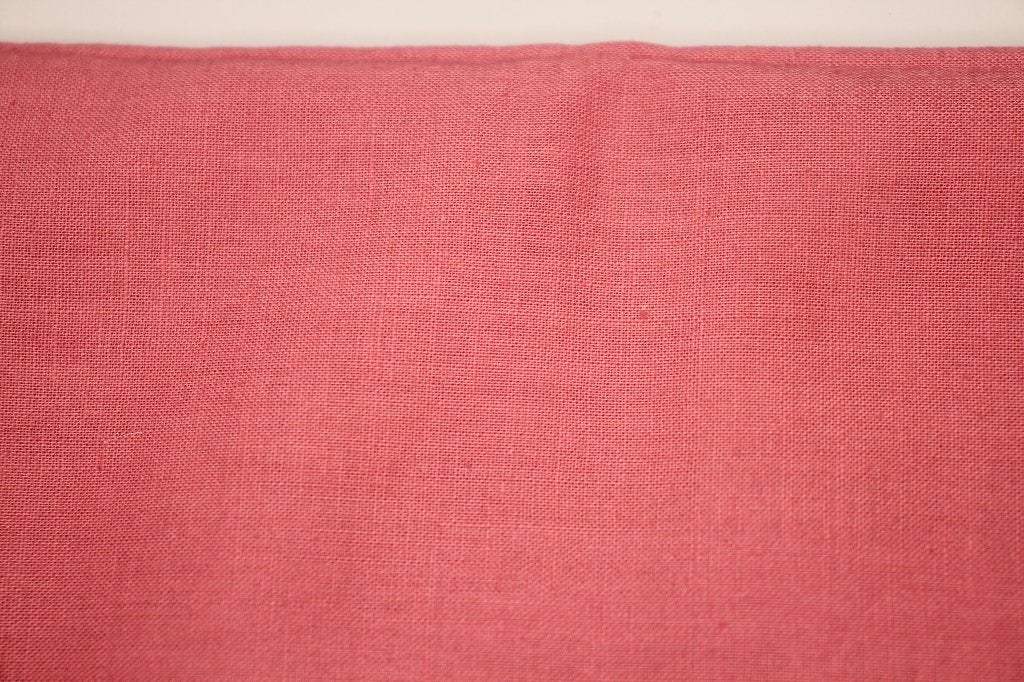 Coupon 100% katoen stof - donker oud roze gekleurd #4771, Nieuw, Ophalen of Verzenden, 30 tot 120 cm, Katoen