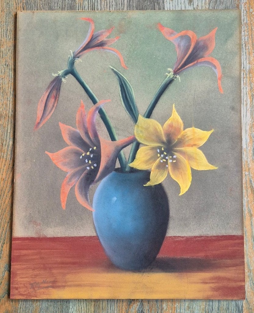 Tilly Moes (1899-1979) of Henk Bellaard (1896-1975)., Origineel werk, Stilleven, Ophalen of Verzenden, Klassiek
