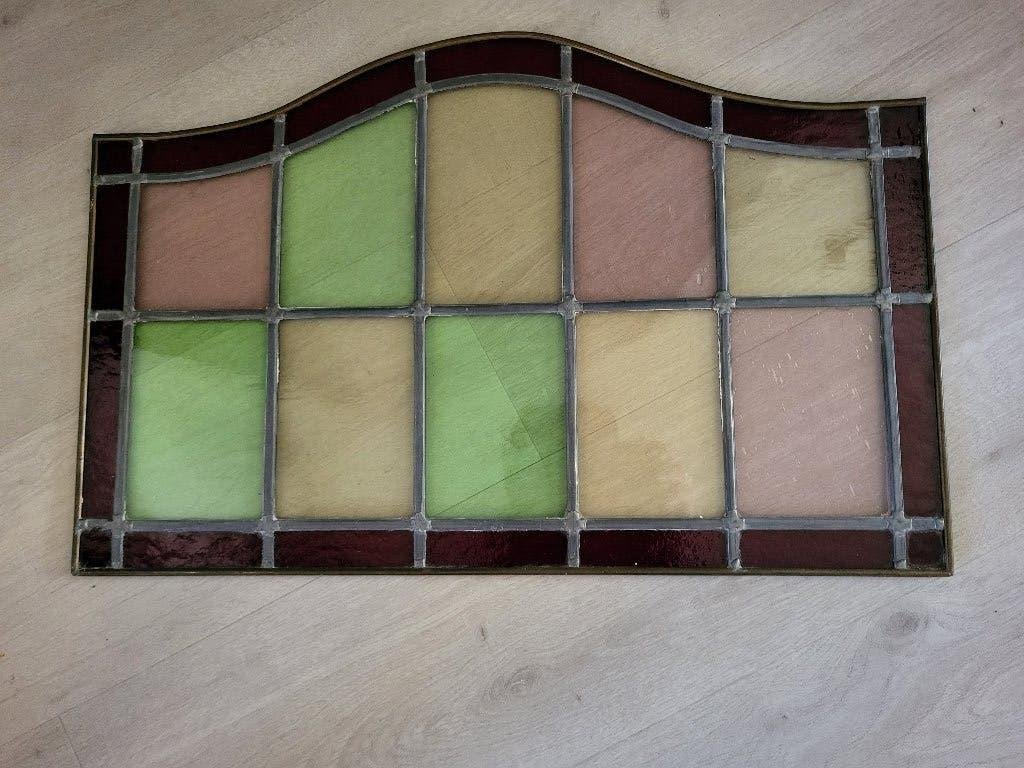 Glas in lood raam, Ophalen, Minder dan 80 cm, Overige typen, Zo goed als nieuw