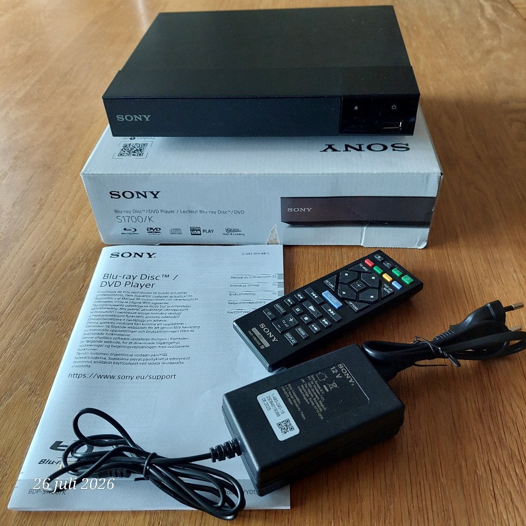 Sony Blu-Ray player - NIEUW, Ophalen of Verzenden, Nieuw, Sony