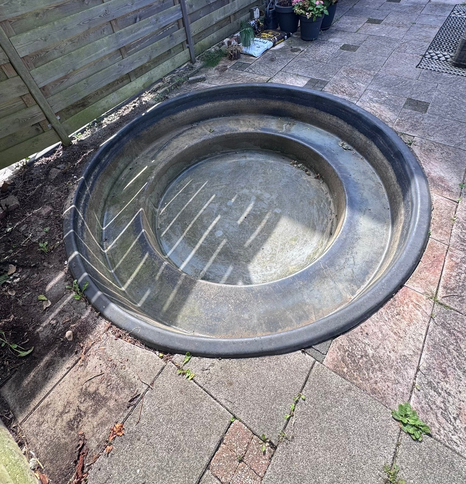 Grote vijverbak 280 cm, Tuin en Terras, Vijvers, Ophalen, Gebruikt