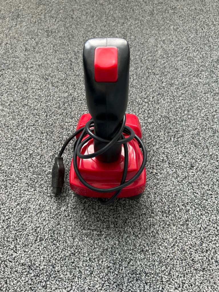 Vintage Rode Joystick C64, Ophalen of Verzenden, Zo goed als nieuw
