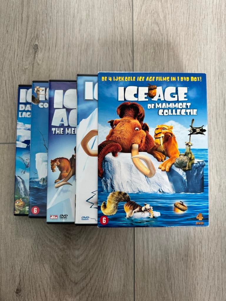 Ice Age: (4 films DVD Boxset), Gebruikt, Tekenfilm, Boxset, Ophalen of Verzenden