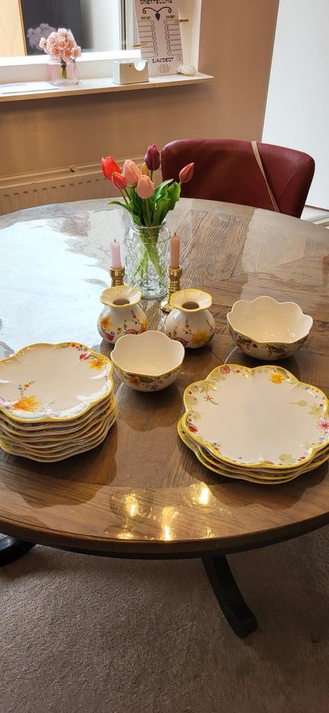 Villeroy & Boch Spring Awakening servies - zo goed als nieuw, Ophalen of Verzenden, Zo goed als nieuw, Overige stijlen, Porselein