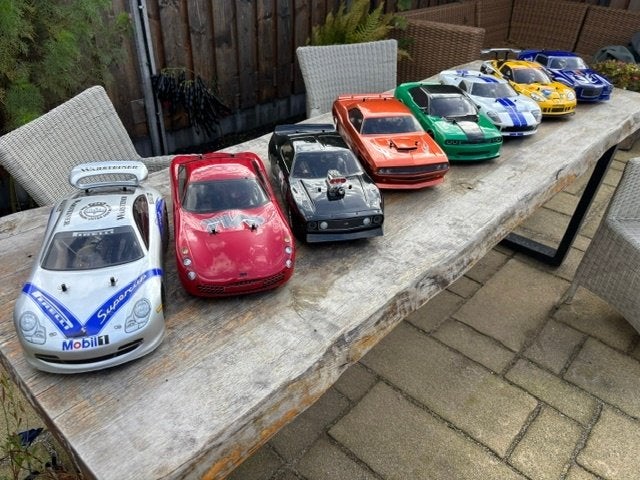 Per stuk te koop: 8x Tamiya TT-01 en TT-02 schaal 1:10, Elektro, Nieuw, Ophalen of Verzenden, Schaal 1:10