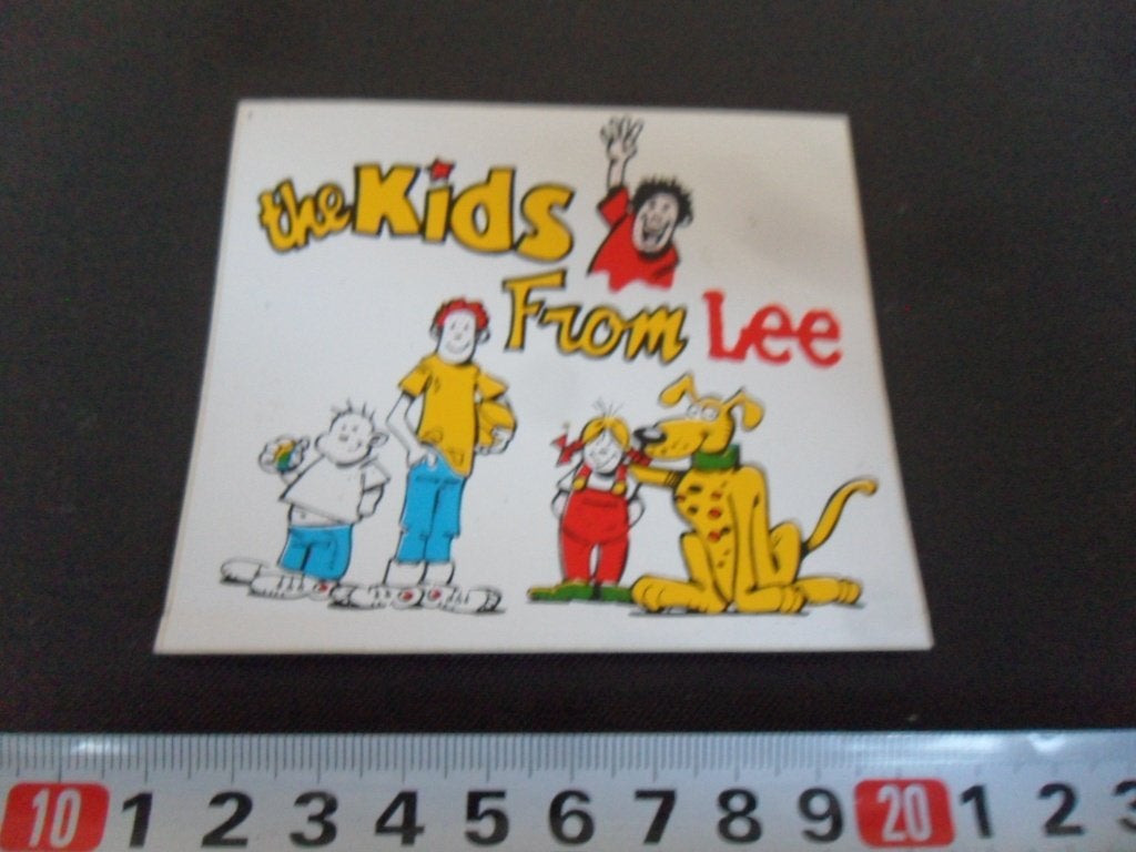 sticker the kids from LEE jeans strip kinderen hond, Ophalen of Verzenden, Zo goed als nieuw
