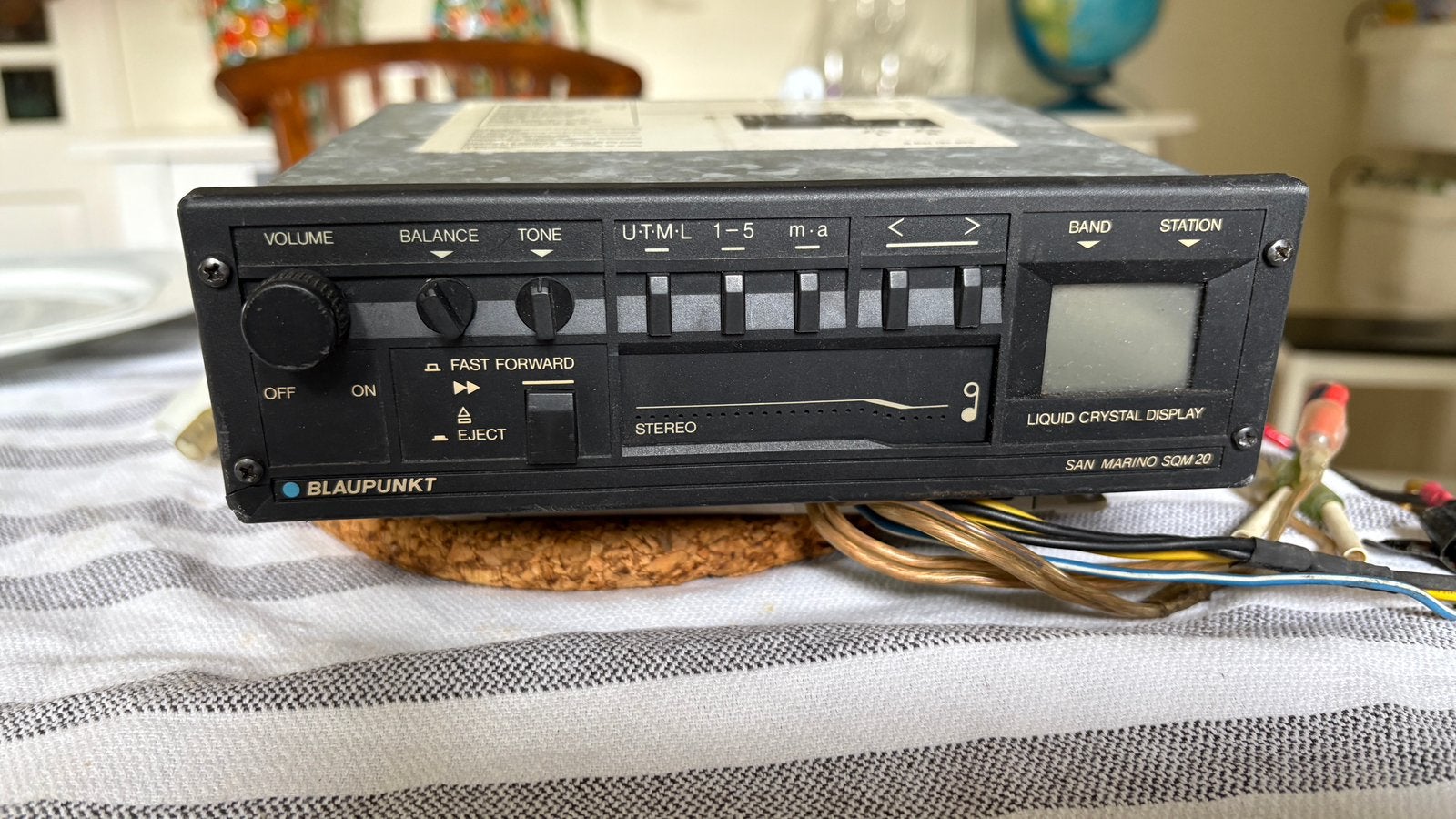 Blaupunkt autoradio SQM 20 San Marino, Ophalen of Verzenden, Gebruikt