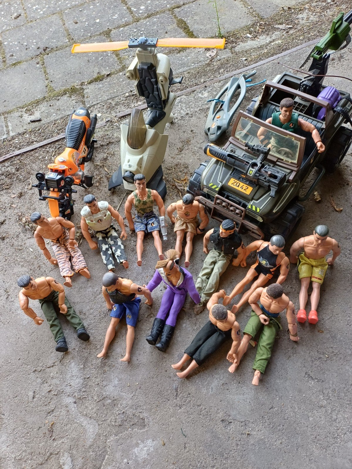 action man, Ophalen, Gebruikt