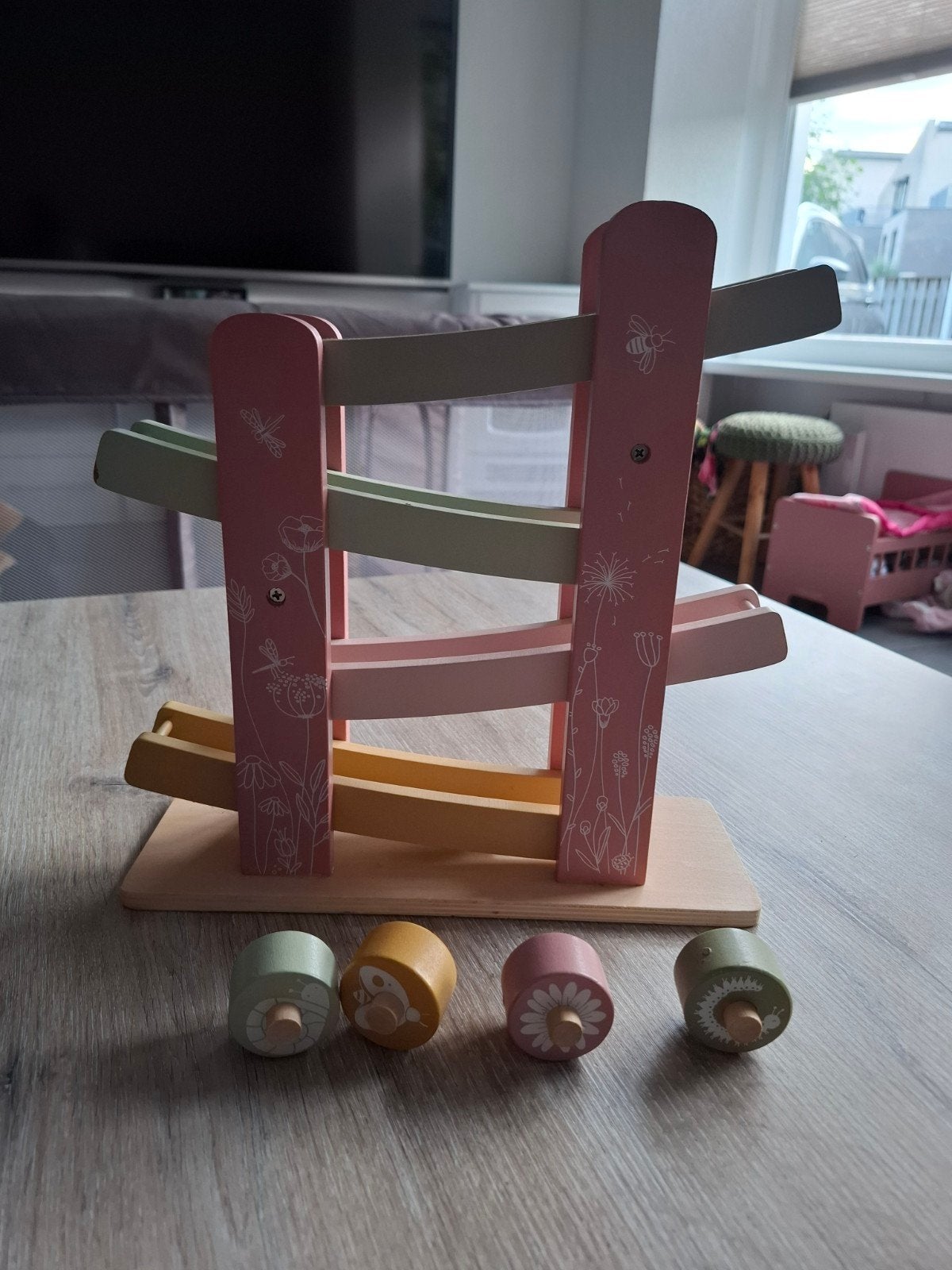 Little Dutch rollenbaan compleet, Kinderen en Baby's, Speelgoed | Houten speelgoed, Ophalen of Verzenden, Zo goed als nieuw