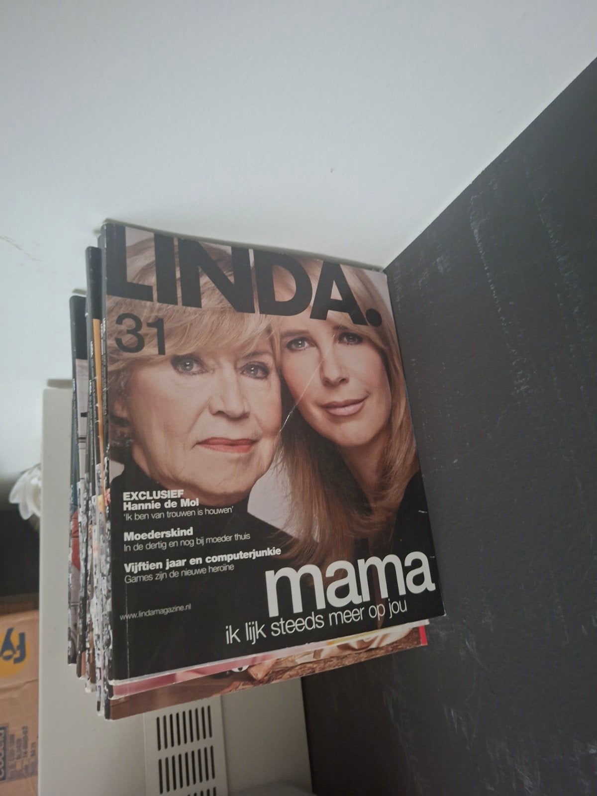 Grote stapel LINDA. magazines - diverse edities, Ophalen, Gelezen, Glossy