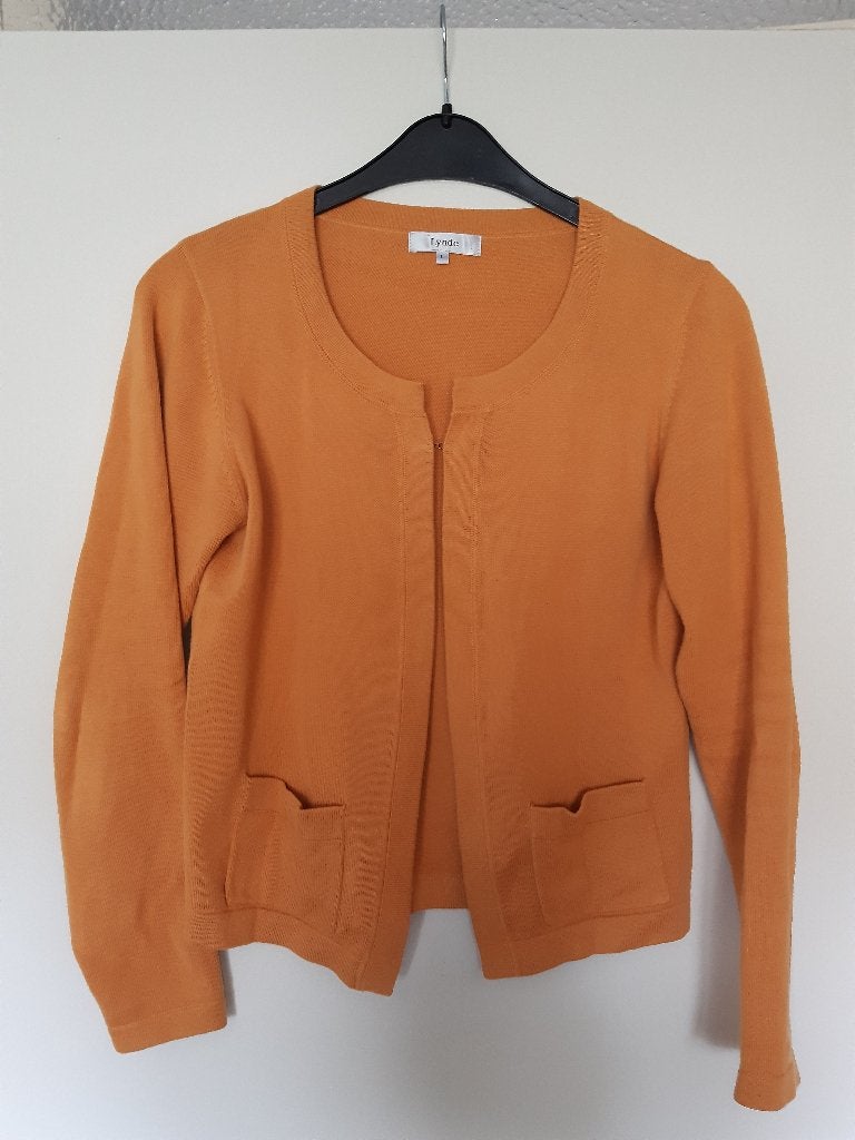 Okergeel vest van Lynde; maat L, Geel, Maat 42/44 (L), Ophalen of Verzenden, Zo goed als nieuw