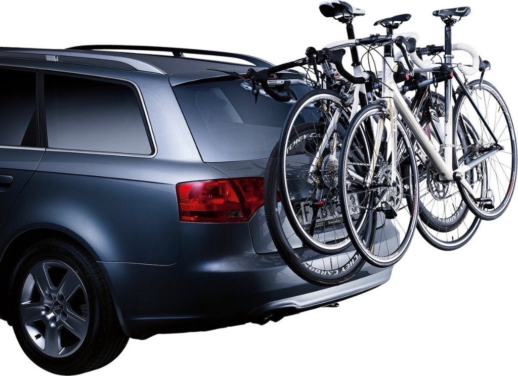 Thule ClipOn 910401 fietsendrager voor 3 fietsen - OP=OP!, Achterklepdrager, 3 fietsen of meer, Ophalen of Verzenden, Brede banden